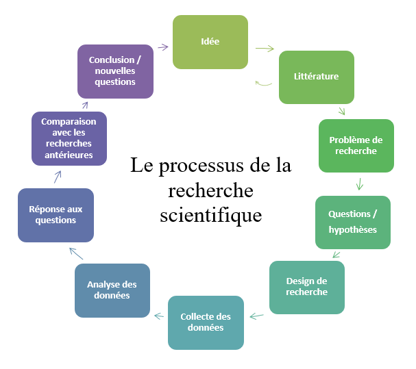 les 7 étapes de la recherche scientifique